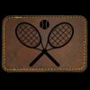 Faux Leather Engravable Patch - Round-Corner Rectangular Thumbnail