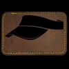 Faux Leather Engravable Patch - Round-Corner Rectangular Thumbnail