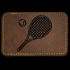 Faux Leather Engravable Patch - Round-Corner Rectangular Thumbnail