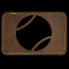 Faux Leather Engravable Patch - Round-Corner Rectangular Thumbnail