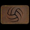 Faux Leather Engravable Patch - Round-Corner Rectangular Thumbnail