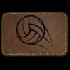 Faux Leather Engravable Patch - Round-Corner Rectangular Thumbnail