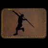 Faux Leather Engravable Patch - Round-Corner Rectangular Thumbnail