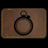Faux Leather Engravable Patch - Round-Corner Rectangular Thumbnail
