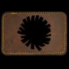 Faux Leather Engravable Patch - Round-Corner Rectangular Thumbnail