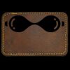 Faux Leather Engravable Patch - Round-Corner Rectangular Thumbnail