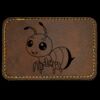 Faux Leather Engravable Patch - Round-Corner Rectangular Thumbnail