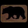 Faux Leather Engravable Patch - Round-Corner Rectangular Thumbnail