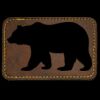 Faux Leather Engravable Patch - Round-Corner Rectangular Thumbnail