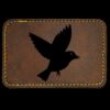 Faux Leather Engravable Patch - Round-Corner Rectangular Thumbnail