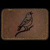 Faux Leather Engravable Patch - Round-Corner Rectangular Thumbnail