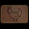 Faux Leather Engravable Patch - Round-Corner Rectangular Thumbnail