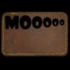 Faux Leather Engravable Patch - Round-Corner Rectangular Thumbnail