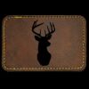 Faux Leather Engravable Patch - Round-Corner Rectangular Thumbnail