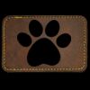 Faux Leather Engravable Patch - Round-Corner Rectangular Thumbnail