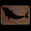 Faux Leather Engravable Patch - Round-Corner Rectangular Thumbnail