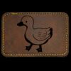 Faux Leather Engravable Patch - Round-Corner Rectangular Thumbnail
