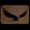 Faux Leather Engravable Patch - Round-Corner Rectangular Thumbnail