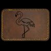 Faux Leather Engravable Patch - Round-Corner Rectangular Thumbnail