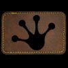Faux Leather Engravable Patch - Round-Corner Rectangular Thumbnail