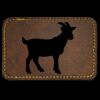 Faux Leather Engravable Patch - Round-Corner Rectangular Thumbnail