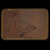 Faux Leather Engravable Patch - Round-Corner Rectangular Thumbnail