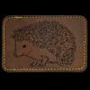Faux Leather Engravable Patch - Round-Corner Rectangular Thumbnail