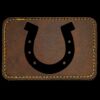 Faux Leather Engravable Patch - Round-Corner Rectangular Thumbnail