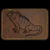 Faux Leather Engravable Patch - Round-Corner Rectangular Thumbnail