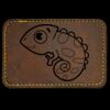 Faux Leather Engravable Patch - Round-Corner Rectangular Thumbnail