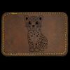 Faux Leather Engravable Patch - Round-Corner Rectangular Thumbnail