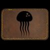 Faux Leather Engravable Patch - Round-Corner Rectangular Thumbnail