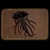 Faux Leather Engravable Patch - Round-Corner Rectangular Thumbnail