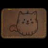 Faux Leather Engravable Patch - Round-Corner Rectangular Thumbnail