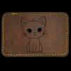 Faux Leather Engravable Patch - Round-Corner Rectangular Thumbnail