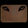 Faux Leather Engravable Patch - Round-Corner Rectangular Thumbnail