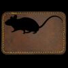 Faux Leather Engravable Patch - Round-Corner Rectangular Thumbnail
