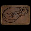 Faux Leather Engravable Patch - Round-Corner Rectangular Thumbnail