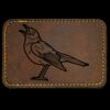 Faux Leather Engravable Patch - Round-Corner Rectangular Thumbnail
