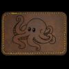 Faux Leather Engravable Patch - Round-Corner Rectangular Thumbnail