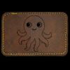 Faux Leather Engravable Patch - Round-Corner Rectangular Thumbnail