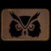 Faux Leather Engravable Patch - Round-Corner Rectangular Thumbnail