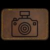 Faux Leather Engravable Patch - Round-Corner Rectangular Thumbnail