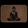 Faux Leather Engravable Patch - Round-Corner Rectangular Thumbnail