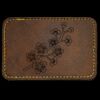 Faux Leather Engravable Patch - Round-Corner Rectangular Thumbnail