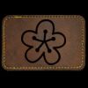 Faux Leather Engravable Patch - Round-Corner Rectangular Thumbnail
