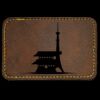 Faux Leather Engravable Patch - Round-Corner Rectangular Thumbnail