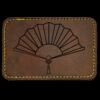 Faux Leather Engravable Patch - Round-Corner Rectangular Thumbnail