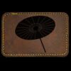 Faux Leather Engravable Patch - Round-Corner Rectangular Thumbnail