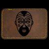 Faux Leather Engravable Patch - Round-Corner Rectangular Thumbnail